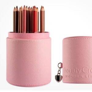 Beauty creations wooden lipliner 16 full-size and holder